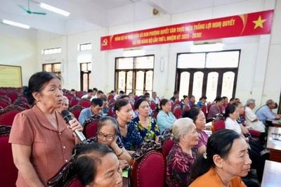 Đại biểu HĐND xã Đan Phượng hoàn thành tiếp xúc cử tri trước kỳ họp thứ 2