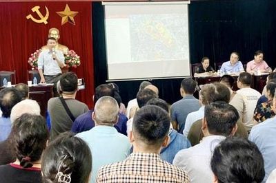 Xã Đại Thanh thông báo chủ trương thực hiện dự án trục không gian Quốc lộ 1A