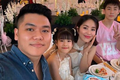 Lê Phương hạnh phúc bên chồng con, nói một câu thấm thía