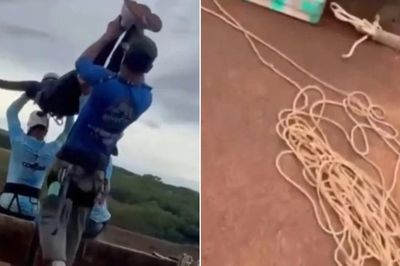 Video c&ocirc; g&aacute;i rơi 40 m&eacute;t khi nhảy mạo hiểm ở Brazil: Qu&ecirc;n buộc d&acirc;y an to&agrave;n?  - Chuy&ecirc;n trang Hoa Học Tr&ograve; - B&aacute;o Tiền Phong