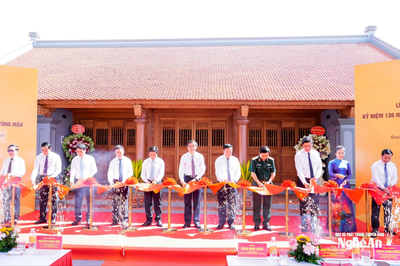 Hoàn thành tôn tạo Di tích nhà thờ và mộ đồng chí Hồ Tùng Mậu
