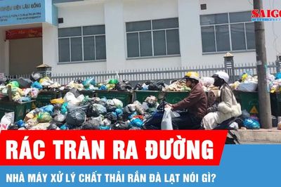Nhà máy ngưng tiếp nhận, rác tràn ngập đường phố Đà Lạt