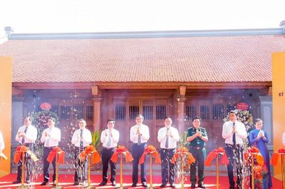 Khánh thành Dự án Tu bổ, tôn tạo Di tích nhà thờ và mộ đồng chí Hồ Tùng Mậu