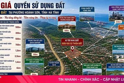 Phường Hoành Sơn chuẩn bị 'lên sàn' đấu giá 52 lô đất vàng