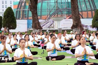 Đồng diễn Yoga 2026: Thắt chặt tình hữu nghị văn hóa Việt Nam-Ấn Độ