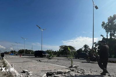 Đáy biển nâng lên 2m sau động đất ở Philippines