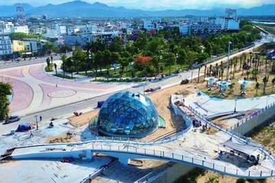 Khu vực Kè Nam sông Trà Khúc 'khoắc áo mới', tạo điểm nhấn đô thị ở Quảng Ngãi