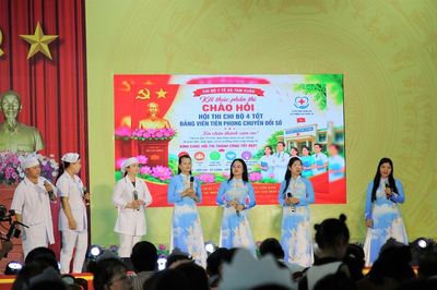 Sôi nổi hội thi 'Chi bộ bốn tốt - Đảng viên tiên phong chuyển đổi số' xã Tam Xuân