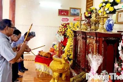 Xã Vĩnh Hựu: Lễ dâng hương Mẹ Việt Nam Anh hùng - Anh hùng Lực lượng vũ trang nhân dân - Liệt sĩ Nguyễn Thị Bảy