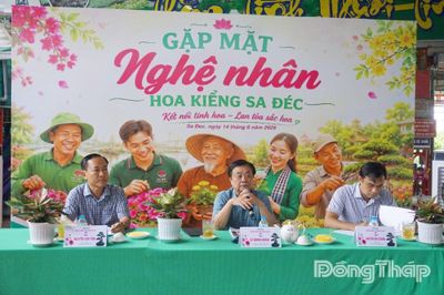 Nguyên Phó Chủ tịch Quốc hội Lê Minh Hoan gặp gỡ, định hướng phát triển Làng hoa Sa Đéc