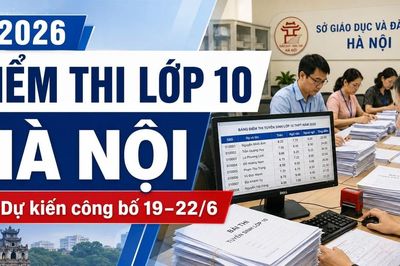 Lịch công bố điểm thi, điểm chuẩn lớp 10 Hà Nội 2026 dự kiến từ 19–22/6