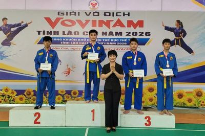Bế mạc Giải vô địch Vovinam tỉnh Lào Cai năm 2026