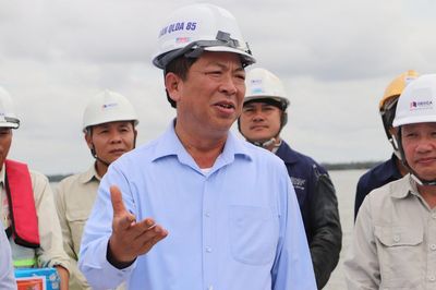 Bộ trưởng Bộ Xây dựng: Phấn đấu đưa dự án cầu Đại Ngãi về đích sớm từ 3 - 6 tháng