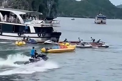 Lật tàu du lịch trên vịnh Lan Hạ, 1 nữ du khách tử vong