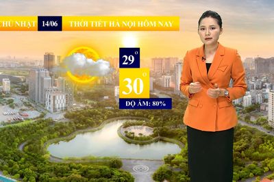 Dự báo thời tiết sáng | 14/06/2026