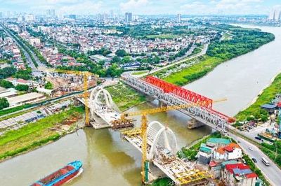 Cầu Đuống mới trên chặng 'nước rút'