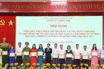 Xã Phúc Thọ: Lan tỏa tư tưởng Hồ Chí Minh từ những việc làm cụ thể