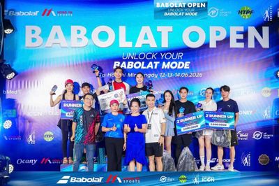 Đã tìm ra những nhà vô địch tại Giải tennis – pickleball Babolat Open Cup 2026