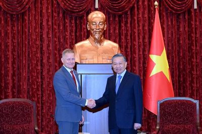 [Ảnh] Tổng Bí thư, Chủ tịch nước Tô Lâm tiếp Đại sứ Đan Mạch Nicolai Prytz