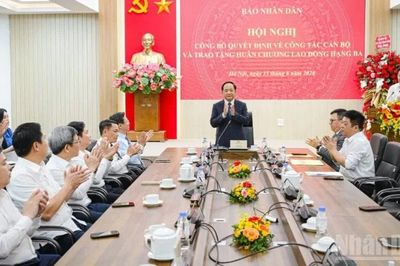 Triển khai Quyết định của Bộ Chính trị, Ban Bí thư về công tác cán bộ tại Báo Nhân Dân