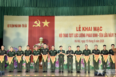 Khai mạc Hội thao thể dục thể thao lực lượng Pháo binh - Tên lửa năm 2026