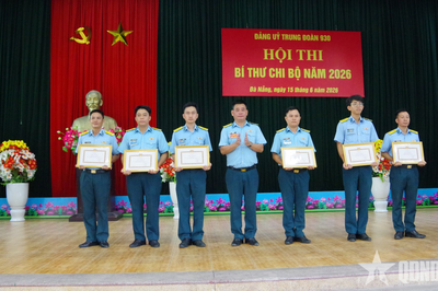 Trung đoàn Không quân 930 đánh giá thực chất trình độ, năng lực đội ngũ bí thư chi bộ