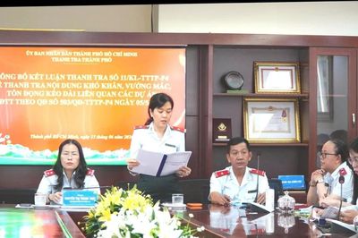 TPHCM công bố kết luận thanh tra, kiểm tra 100 dự án, khu đất tồn đọng