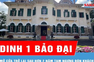 Dinh 1 Bảo Đại mở cửa trở lại sau hơn 2 năm tạm ngưng đón khách