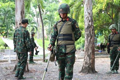 Quét radar tìm các hố chôn tập thể tại Công viên Lê Thị Riêng