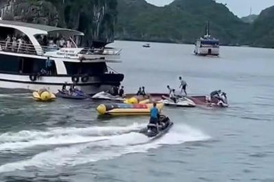 Hải Phòng: Tàu chở khách du lịch va chạm trên vịnh Lan Hạ khiến một người tử vong