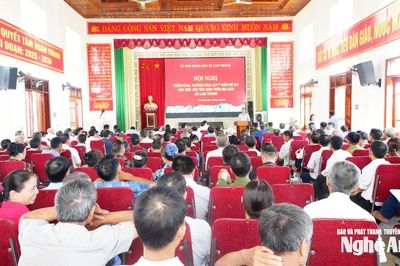 Nghệ An: Dân chủ, công khai lấy ý kiến Nhân dân trước khi sắp xếp khối, xóm, thôn, bản