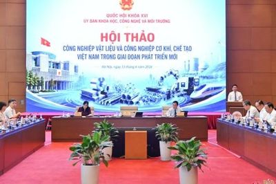 Hội thảo 'Công nghiệp vật liệu và Công nghiệp cơ khí, chế tạo Việt Nam trong giai đoạn mới'