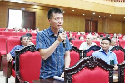 Cử tri phường Thuận Thành kiến nghị nhiều vấn đề chính sách bồi thường giải phóng mặt bằng