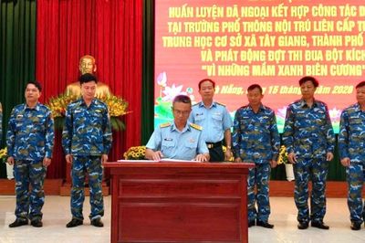 Sư đoàn 375 xuất quân làm công tác dân vận tại xã Tây Giang