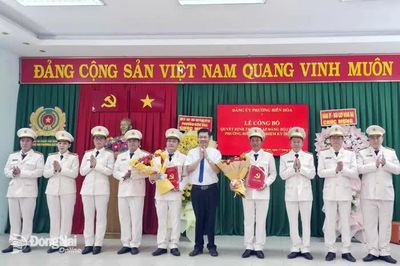 Đảng ủy phường Biên Hòa thành lập Đảng bộ Công an phường Biên Hòa