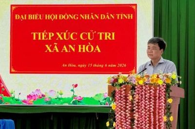 Đại biểu HĐND tỉnh Đồng Tháp tiếp xúc cử tri xã An Hòa