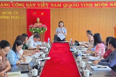 Đảng bộ phường Pleiku dự kiến còn 17 chi bộ khu dân cư sau sắp xếp