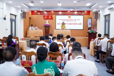 HĐND phường Tây Nha Trang thông qua nghị quyết về sắp xếp tổ dân phố trên địa bàn