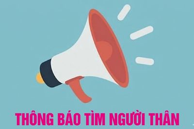 Thông báo tìm người thân