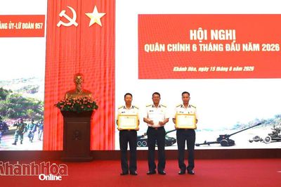 Lữ đoàn 957 tổ chức hội nghị quân chính 6 tháng đầu năm 2026