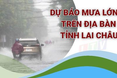 Dự báo mưa lớn trên địa bàn tỉnh Lai Châu