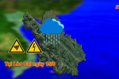 Dự báo thời tiết ngày 15/6