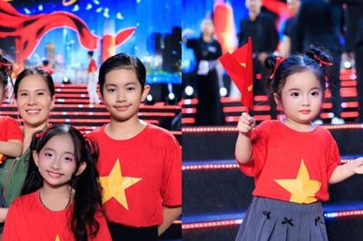 3 con nhà Khánh Thi - Phan Hiển lần đầu cùng biểu diễn trên sân khấu lớn