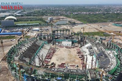 Hưng Yên: Đại công trường xây Sân vận động PVF 60.000 chỗ ngồi