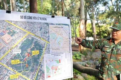 TP. Hồ Chí Minh: Dùng radar tìm dấu tích chiến sĩ hy sinh tại Công viên Lê Thị Riêng