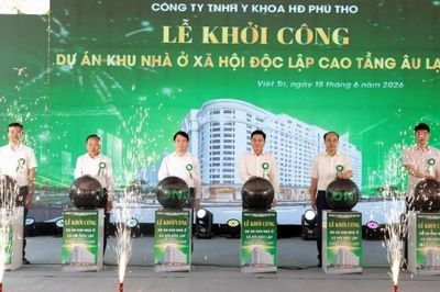 Phú Thọ khởi công dự án nhà ở xã hội 456 căn hộ tại phường Việt Trì