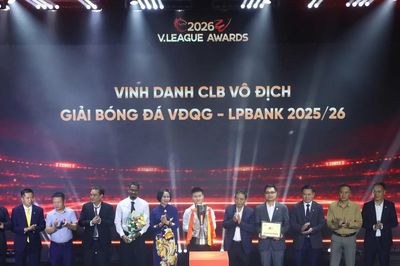 CLB Công an Hà Nội và dấu ấn nổi bật tại V.League Awards 2026