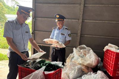 Phát hiện hơn 7.000 áo nữ nhập lậu tại Lạng Sơn
