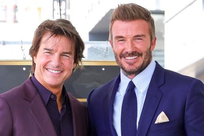 Tình bạn nhiều thăng trầm của David Beckham và Tom Cruise
