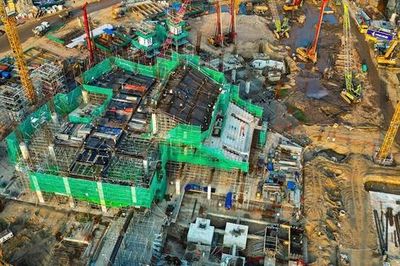 Bên trong đại công trường sân vận động lớn nhất Việt Nam